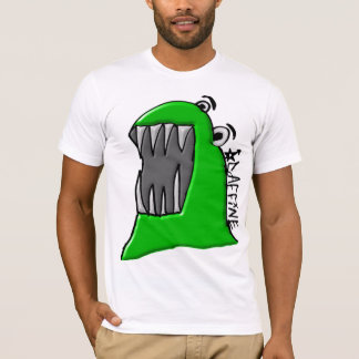 T-shirt Monstro de Caffine chanfrado