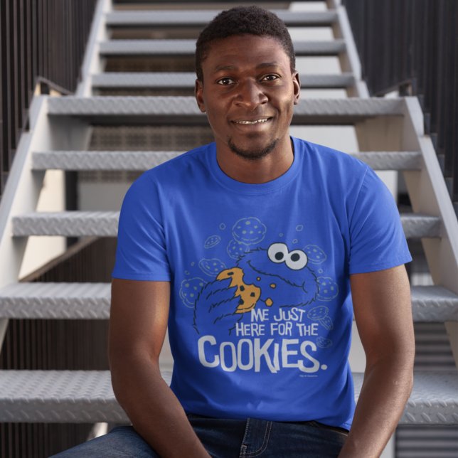 T-shirt Monstro de cookies | Eu só estou aqui para os cook (Criador carregado)