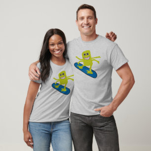 T-shirt Monstro do braço do Snowboarder 4