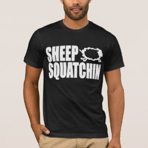T-shirt Monstro dos CARNEIROS SQUATCHIN & mistérios