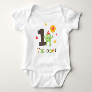 T-shirt Monstro engraçado com balão e cupcake, sou um