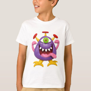 T-shirt Monstro Roxo
