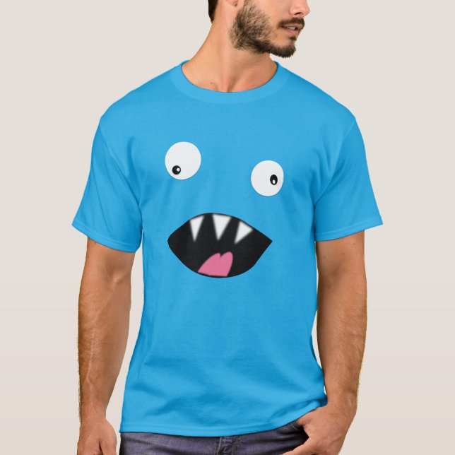 T-shirt Monstro. T-camisa (Frente)