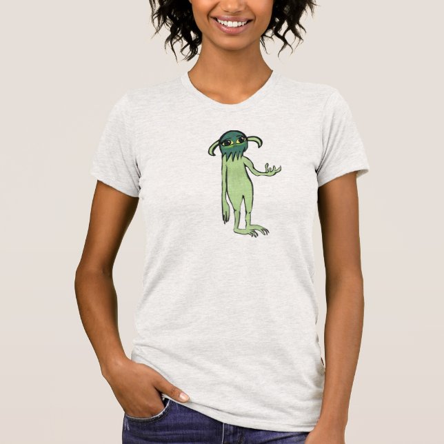 T-shirt Monstro verde (Frente)