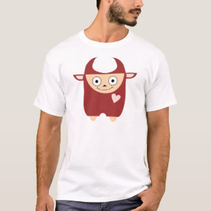 T-shirt Monstro vermelho bonito