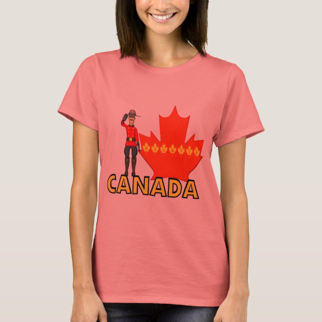 T-shirt Montagem canadense (Frente)