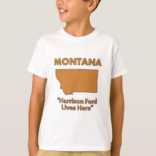 T-shirt Montana - Harrison Ford Mora Aqui