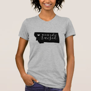 T-shirt Montana Nascer e Raised State Tee