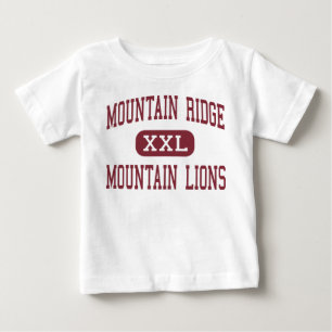 T-shirt Montanha Ridge - leões de montanha - alto -