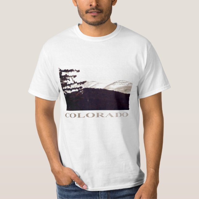 T-shirt Montanhas de Colorado (Frente)
