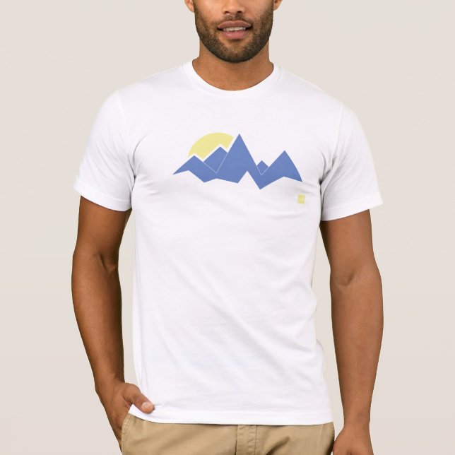 T-shirt Montanhas e T de Sun (Frente)