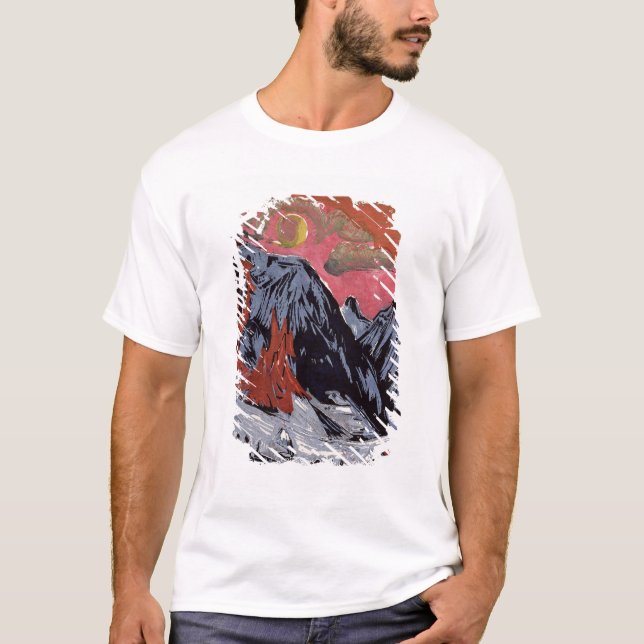 T-shirt Montanhas em Inverno, 1919 (Frente)