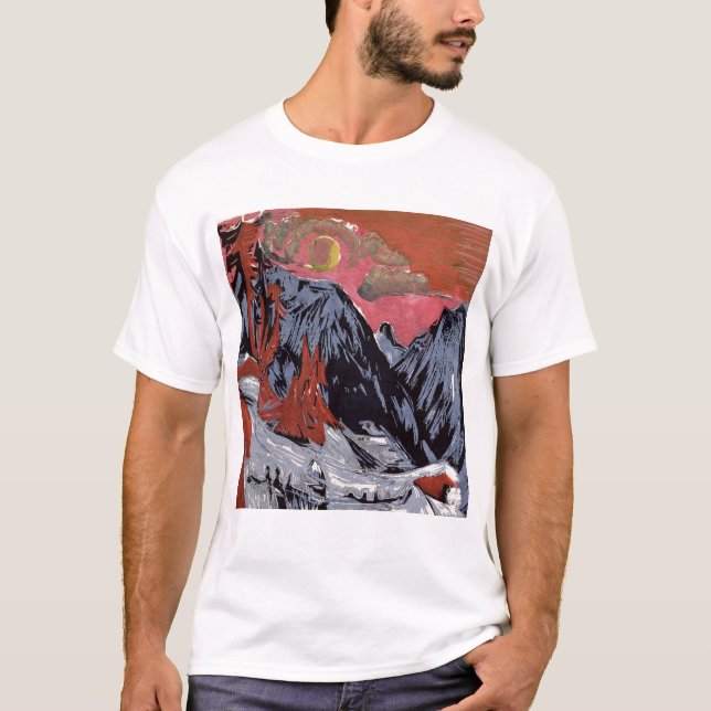 T-shirt Montanhas em Inverno, 1919 (Frente)