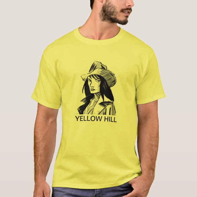 T-shirt Monte amarelo (Frente)