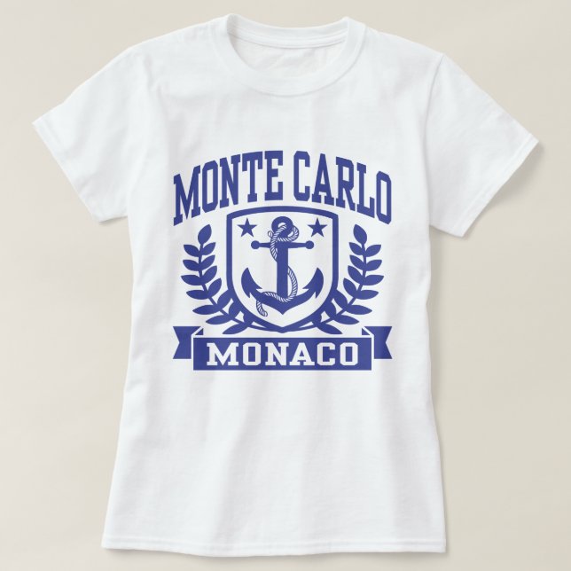 T-shirt Monte Carlo Mônaco (Frente do Design)