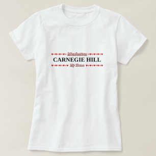 T-shirt MONTE de CARNEGIE - minha casa - Manhattan, NYC