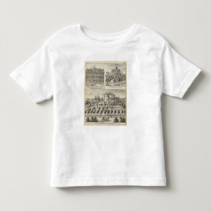T-shirt Monte ensolarado res do RM Hazelett, Greencastle