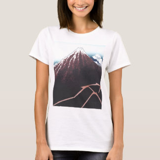 T-shirt Monte Fuji Ukiyo-e por Hokusai, japonês