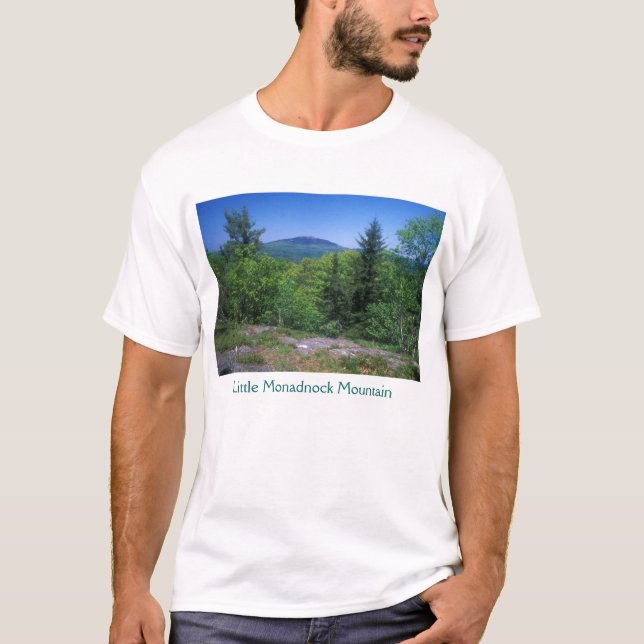 T-shirt Monte Monadnock de pouca montanha de Monadnock,… (Frente)