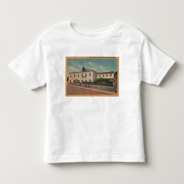 T-shirt Monterey, CA - Home de Robert Louis Stevenson (Frente)
