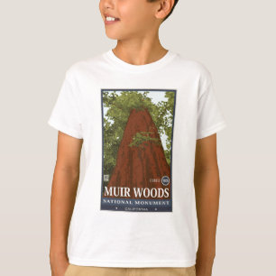 T-shirt Monumento nacional 3 das madeiras de Muir