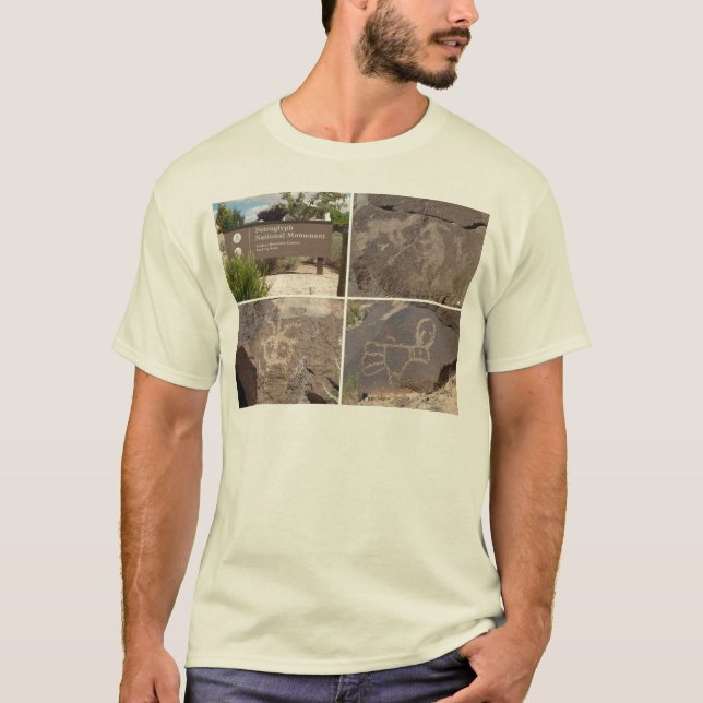 T-shirt Monumento nacional do Petroglyph (Frente)