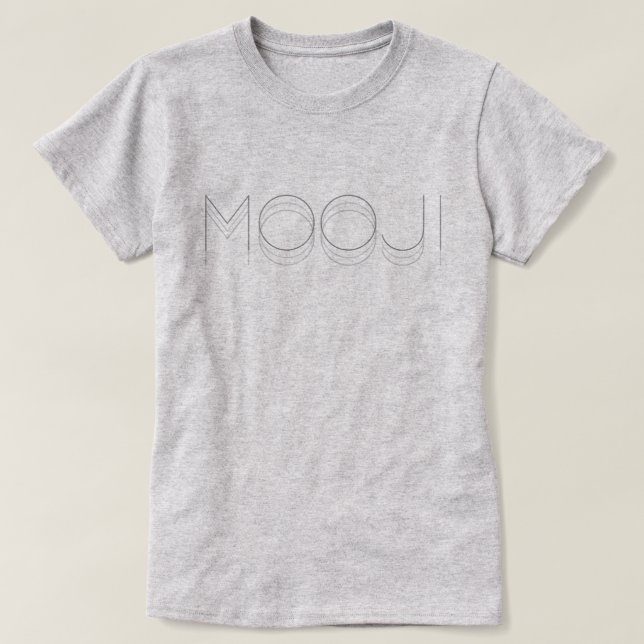 T-shirt mooji (Frente do Design)
