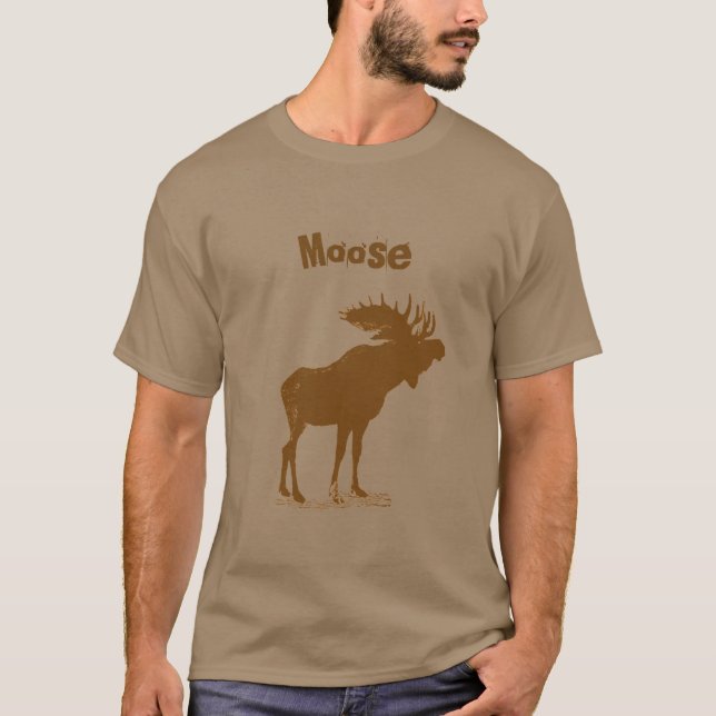 T-shirt Moose Christmas (Frente)