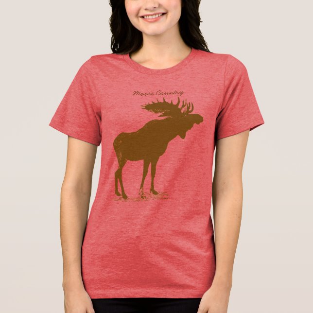 T-shirt Moose Christmas (Frente)