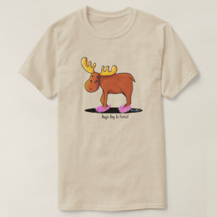 T-Shirt Moose felpudo Slipper