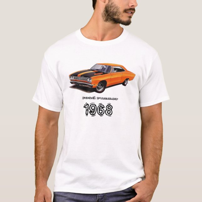 T-shirt Mopar - 1968 Plymouth Road Runner Satellite - (Frente)