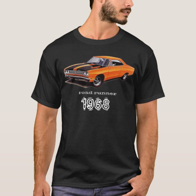 T-shirt Mopar - 1968 Plymouth Road Runner Satellite - (Frente)