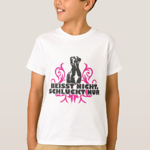 T-shirt mordeis, engolis somente,