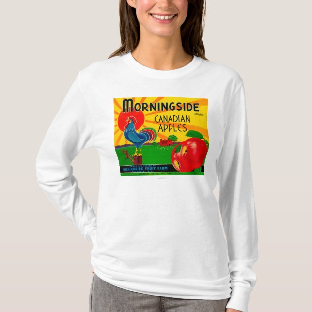 T-shirt Morningside Apple LabelCanada (Frente)