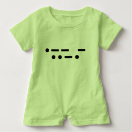 T-shirt Morse código wtf