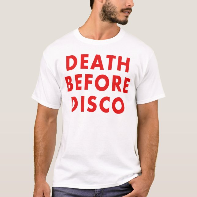 T-shirt Morte antes do disco (Frente)