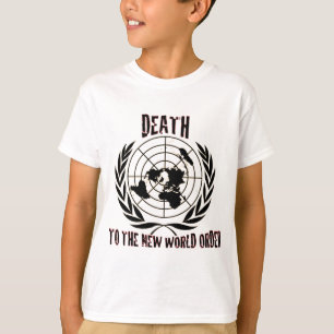 T-SHIRT MORTE AO ORDEM MUNDIAL NOVO