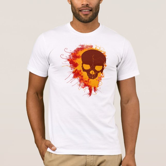 T-shirt Morte de um ilustrador (Frente)