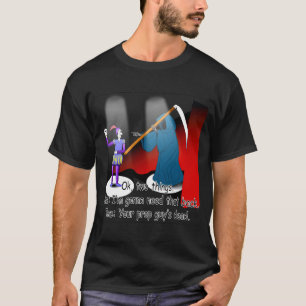 T-shirt Morte no palco - preto