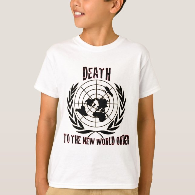T-SHIRT MORTE PARA A NOVA ORDEM MUNDIAL (Frente)