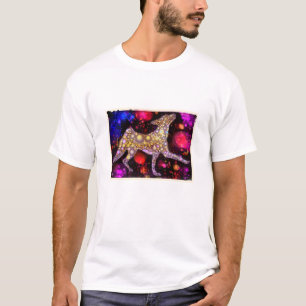 T-shirt Mosaico Basenji