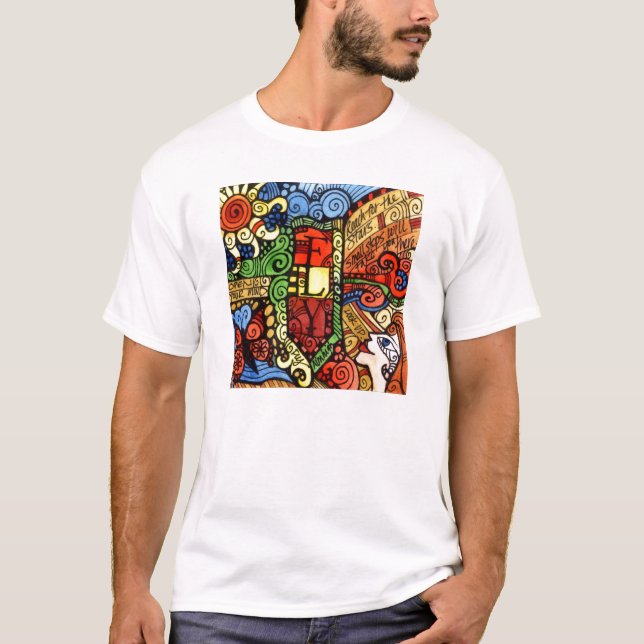 T-shirt Mosca - design inspirado (Frente)