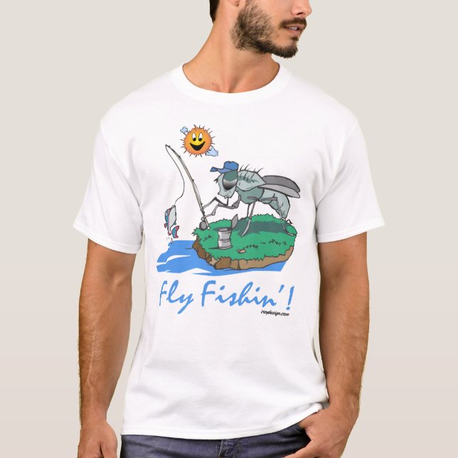 T-shirt Mosca Fishin (Frente)