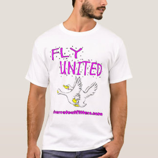 T-shirt mosca unida