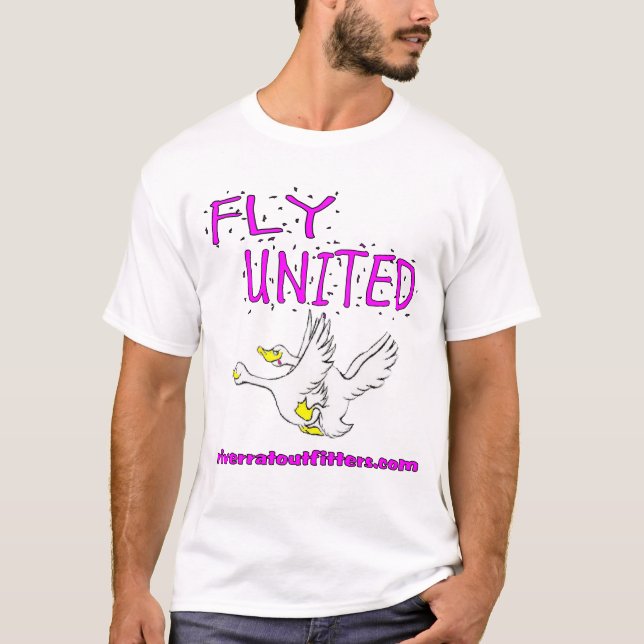 T-shirt mosca unida (Frente)