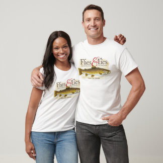 T-shirt Moscas e Mentiras, Truta Marrom