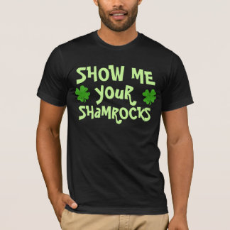 T-shirt Mostre-me seus trevos