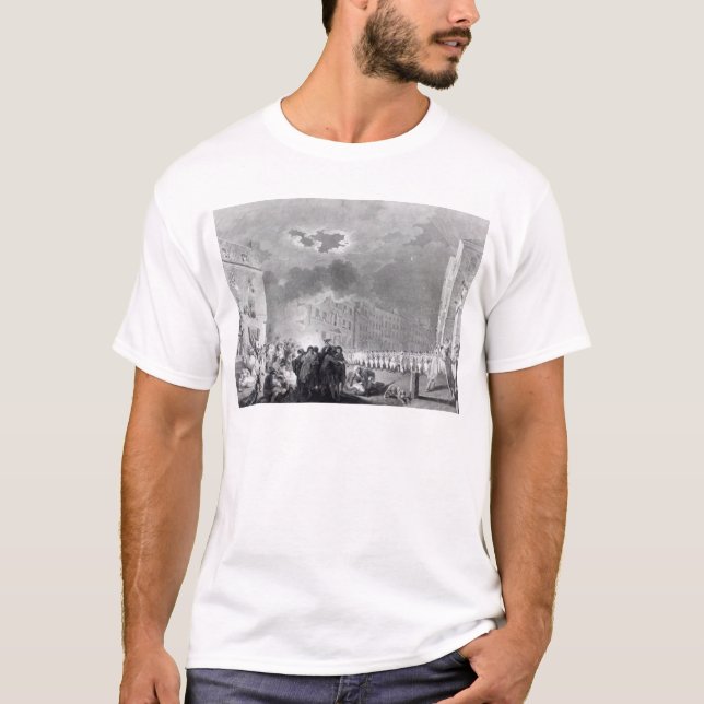 T-shirt Motim na rua larga, em junho de 1780 (Frente)