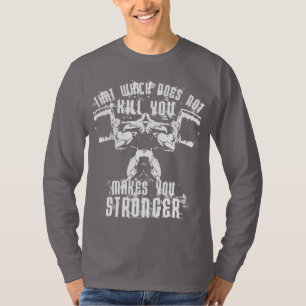 T-shirt Motivação de elevação de edifícios - Quadrado