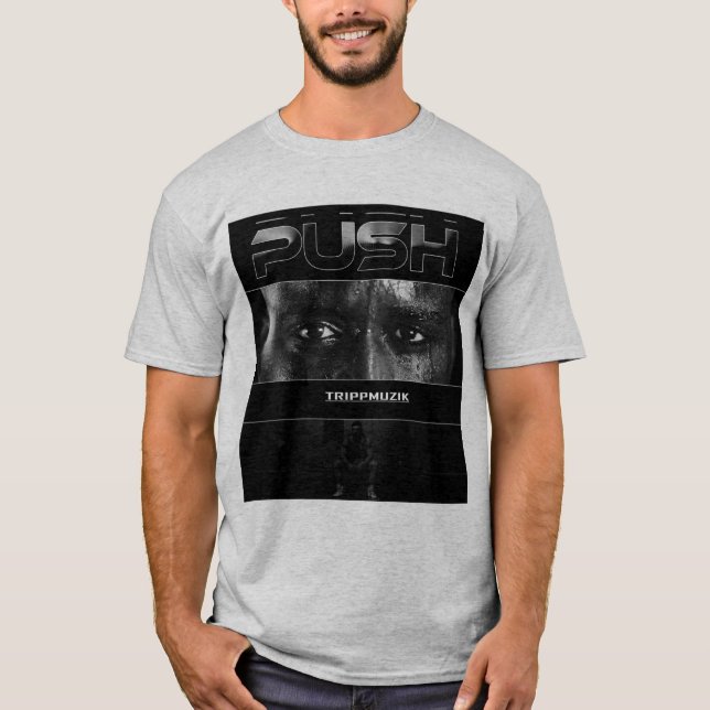 t-shirt motivacional e promocional da TRIPPMUZIK (Frente)